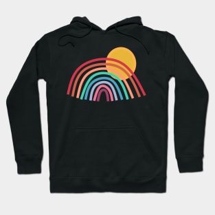 Boho Rainbow Sunrise Hoodie